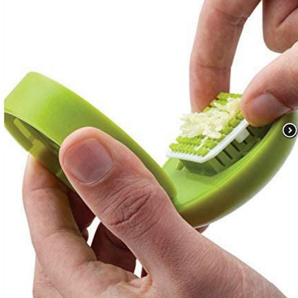 Joie MSC Garlic Dicer Stainless Steel Blades Lime Green Brand New